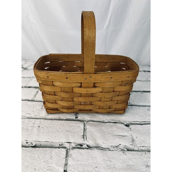 1999 Longaberger Candle Basket w/Stationary Handle - Picture 3 of 5